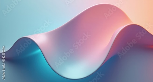 Sharp metal in pastel hues with depth of field and close-up detail, creating a minimalistic and serene abstract wallpaper design.