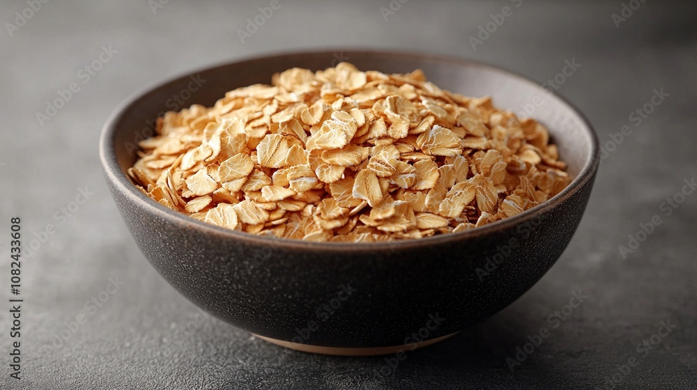 Rolled Oats in a Bowl Rolled Oats in a Bowl