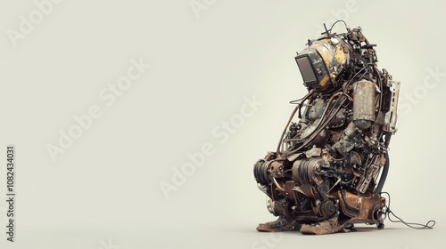 A welder that can work on multiple parts at once, shown in a 3D image against a plain white backdrop. photo