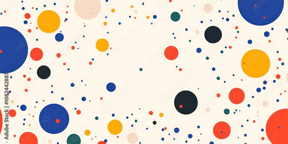 Colorful abstract circles on a light background, creating a playful and modern design. Colorful abstract circles on a light background, creating a playful and modern design.