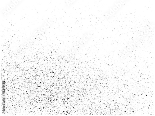 Vector abstract splatter dirty black color distress grunge texture illustration