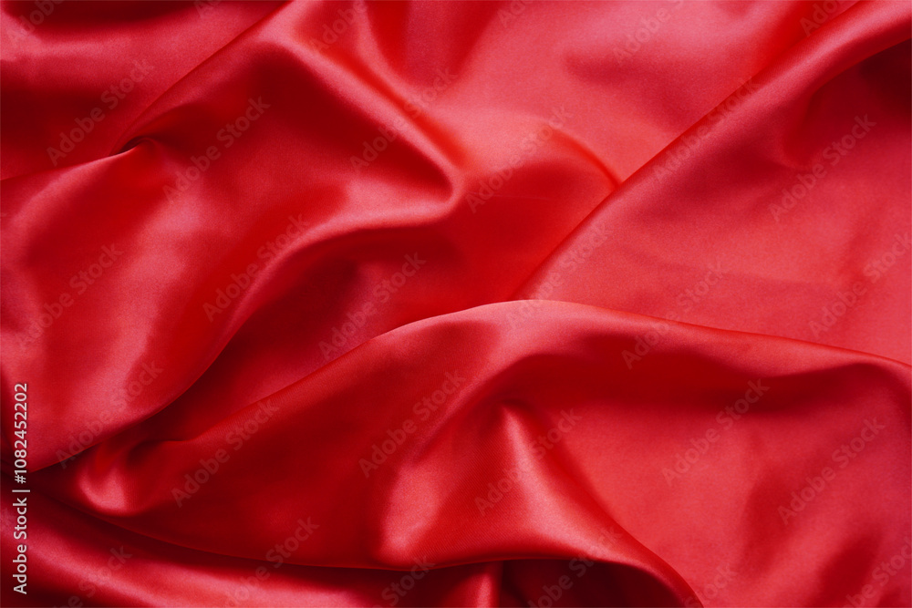 Texture red satin or silk is beautiful and luxurious (blurred). Texture red satin or silk is beautiful and luxurious (blurred).