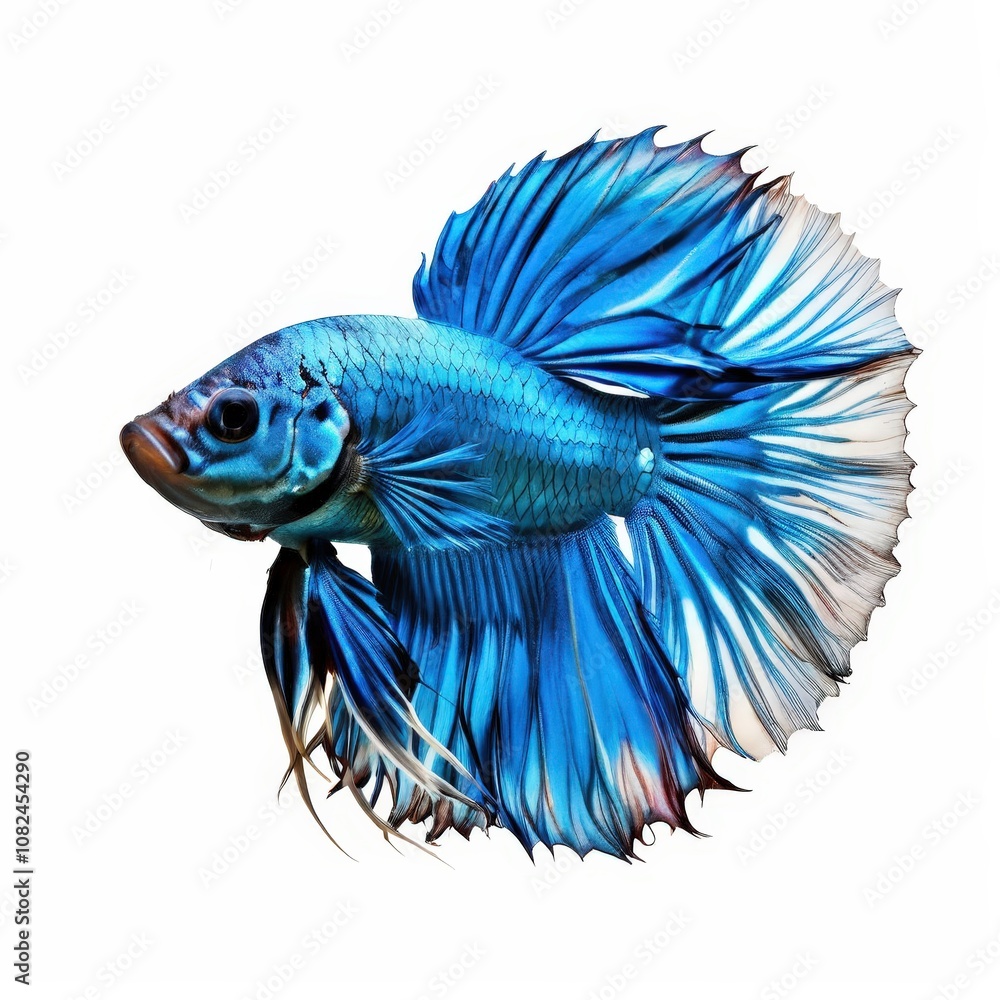 Fototapeta premium the AI Image Generator, digitally rendered fish with striking