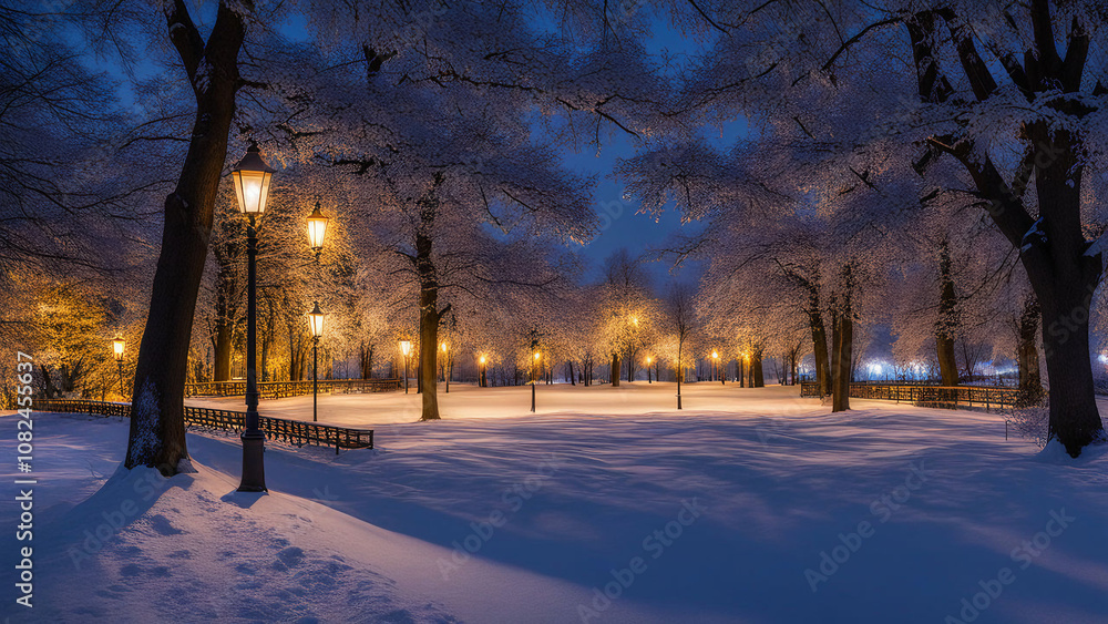 park with winter park with winter