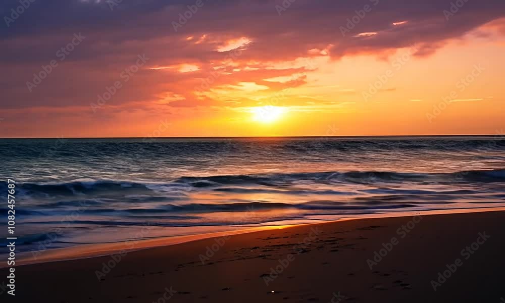 sunset on the beach sunset on the beach