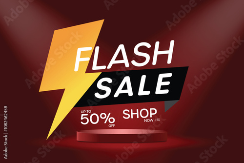 Sale signs and online shopping on the phone. mega sale and flash sale and payday
