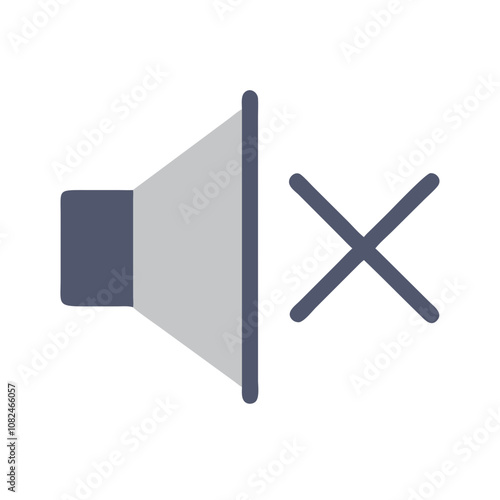 A muted speaker icon representing a lack of sound during a digital presentation or meeting, illustrating a common technical issue experienced by users at home or in the office