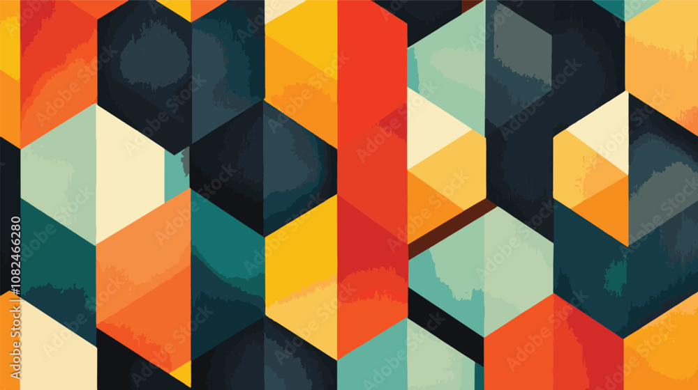 Obraz premium geometric elements design illustration