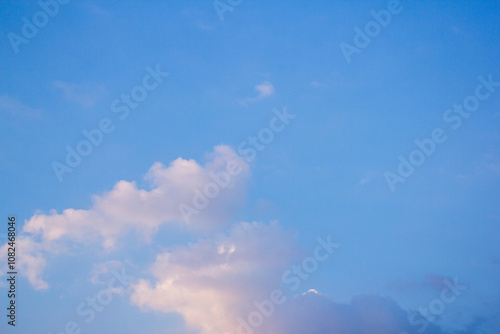 a blue sky with cloudsa blue sky with cloudsa blue sky with clouds photo