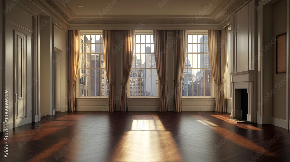 Minimalist Upper West Side pre-war apartment with restored moldings, classic Manhattan residence Minimalist Upper West Side pre-war apartment with restored moldings, classic Manhattan residence