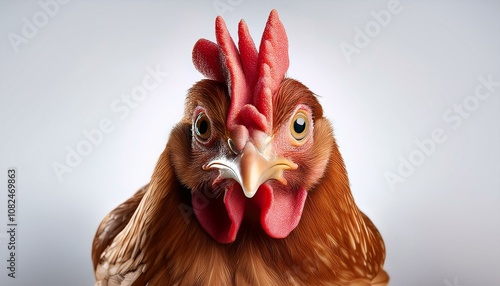 humorous and exaggerated chicken caricature fun twist on pet portrait