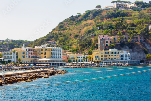 Località di Lacco Ameno nell'isola di Ischia. Una piccola isola sulla costa in provincia di Napoli photo