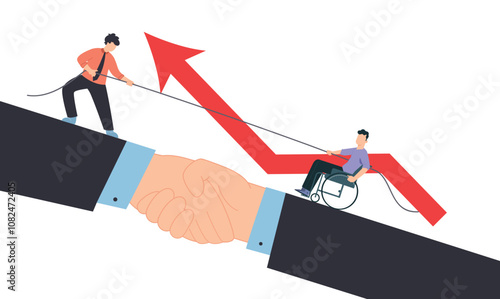 
Disabled career support at job life of disables career support and career plan helping in promotion of handicapped employee job careers support.Inclusive workplaces foster growth and  opportunities.