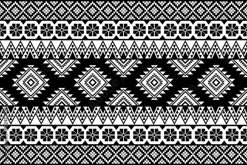 Photos Geometric American ethnic seamless pattern for fabric.