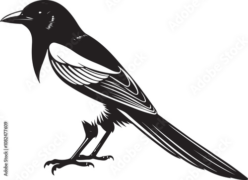 hispaniolan trogon bird vector illustration