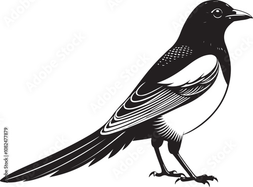hispaniolan trogon bird vector illustration