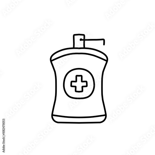 antiseptic bottle icon
