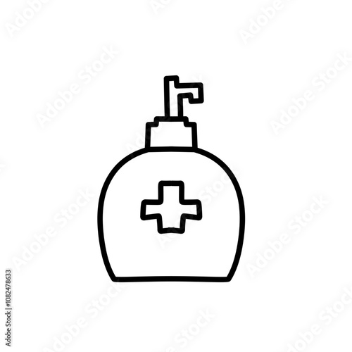 antiseptic bottle icon