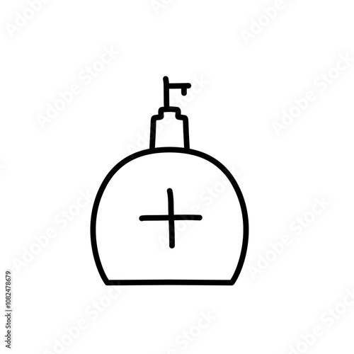 antiseptic bottle icon