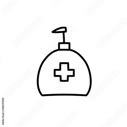 antiseptic bottle icon
