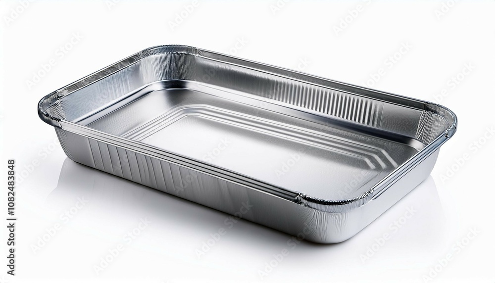 aluminum food box isolated on white background aluminum food box isolated on white background