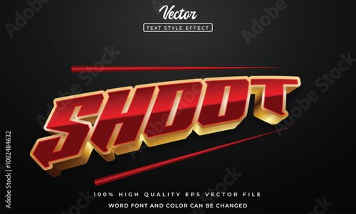 Shoot text effect