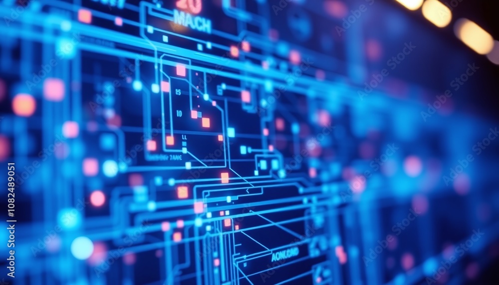 Digital background perfect for tech processes Digital background perfect for tech processes