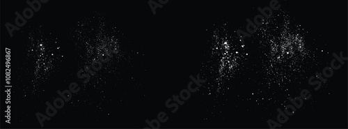 Realistic falling snow winter snowflakes bokeh light effect. falling snow flakes background