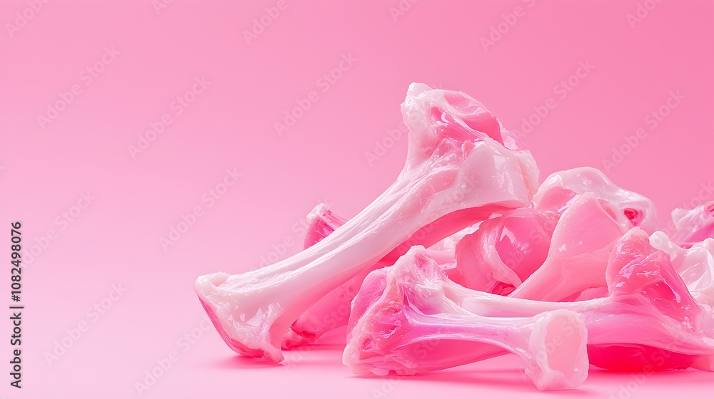 Fresh chicken meat a chicken bone in leg Fresh chicken meat a chicken bone in leg