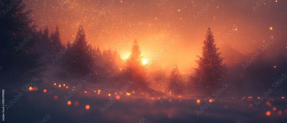 Christmas background with Christmas tree, belt and gifts Christmas background with Christmas tree, belt and gifts