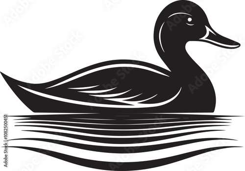 mute swan vector illustration transparent background