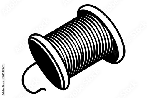 Thread Spool Clipart Vector Illustration