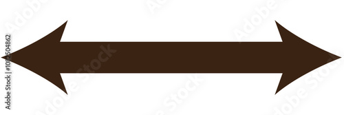 Long arrow icon. long arrow vector. flat style Arrow symbol. arrow on a white background. vector illustration.