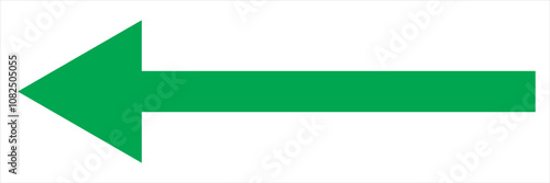 Long arrow icon. long arrow vector. flat style Arrow symbol. arrow on a white background. vector illustration.