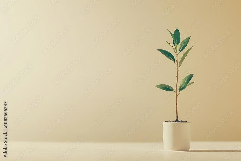 A small potted plant against a soft, neutral background, symbolizing growth and nature. A small potted plant against a soft, neutral background, symbolizing growth and nature.