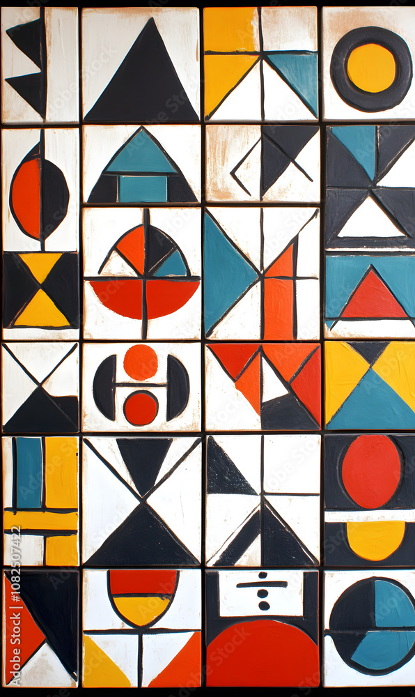 Fototapeta premium Tile pattern or wallpaper For interior work or home interior decoration work
