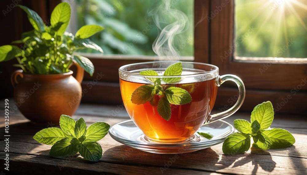 Herbal Tea by the Window Herbal Tea by the Window