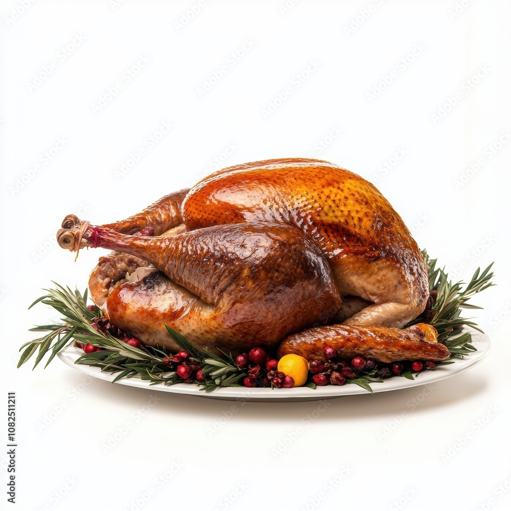 Bake roasted turkey dish for luxury traditional thanksgiving holiday gathering dinner Bake roasted turkey dish for luxury traditional thanksgiving holiday gathering dinner