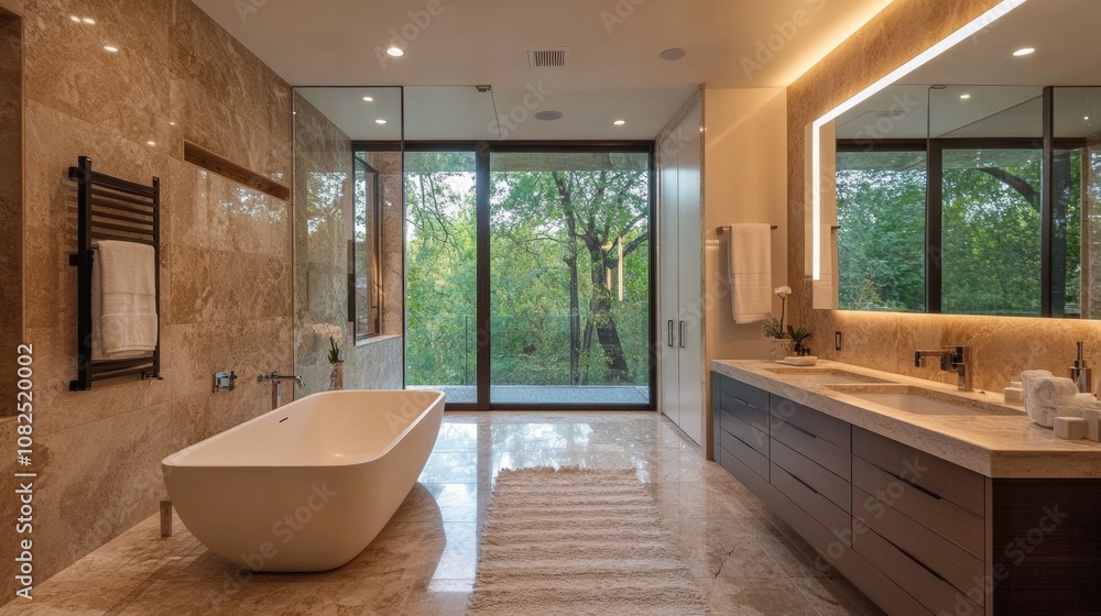 Fototapeta premium modern bathroom design concept