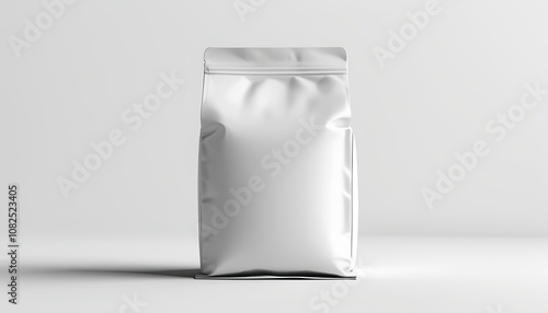  a secure package or item with safety symbols, such as a lock or shield, all placed on a completely white, featureless background. The minimalist design ensures the focus remains on the item.