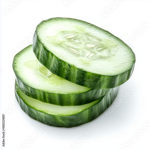 cucumber isolated on white background