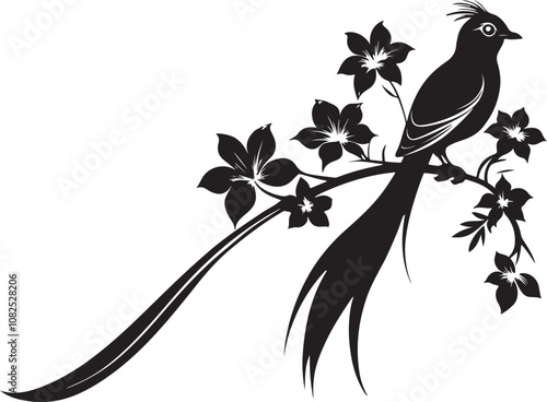 quetzal bird vector illustration transparent background