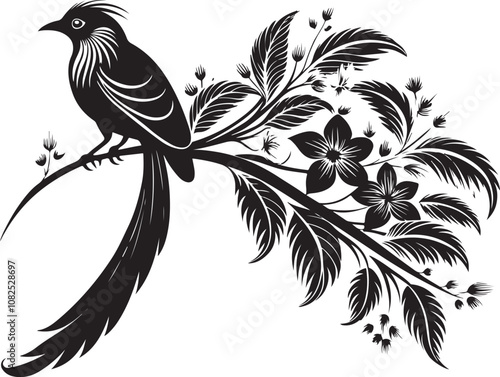 quetzal bird vector illustration transparent background