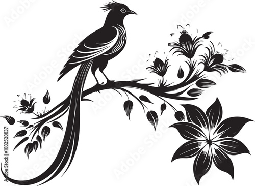 quetzal bird vector illustration transparent background