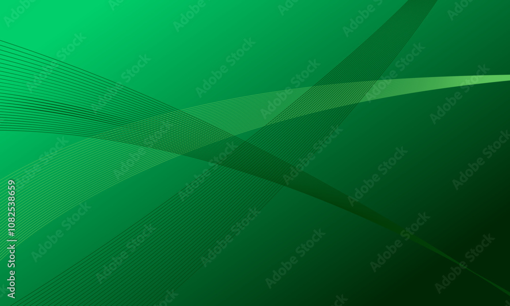 green soft lines wave curves gradient abstract background green soft lines wave curves gradient abstract background