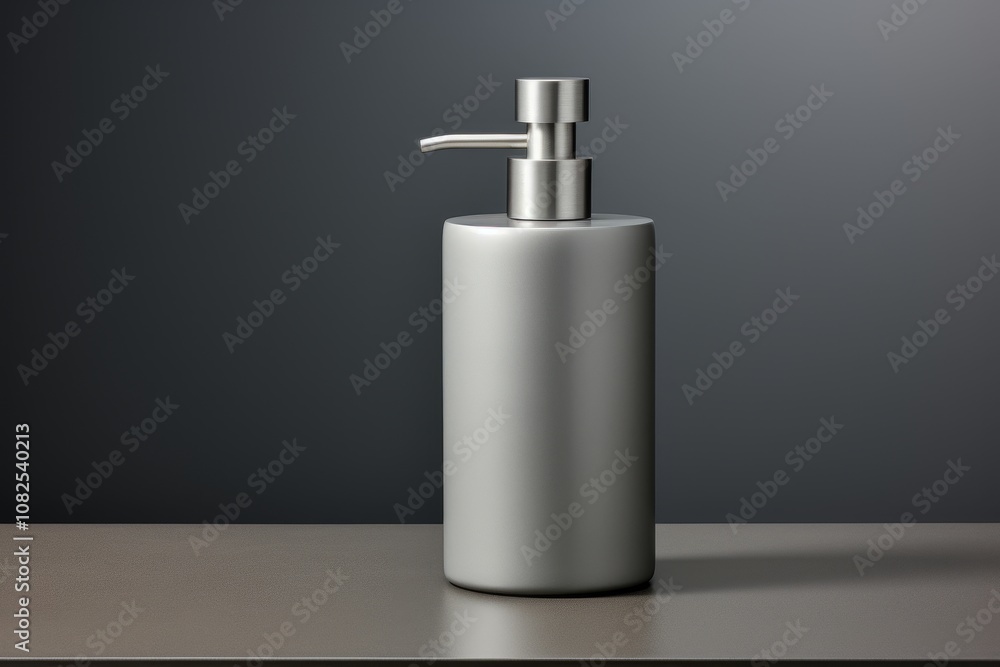 Sleek and functional dispenser emphasizing minimalism with clean lines and practical design Sleek and functional dispenser emphasizing minimalism with clean lines and practical design