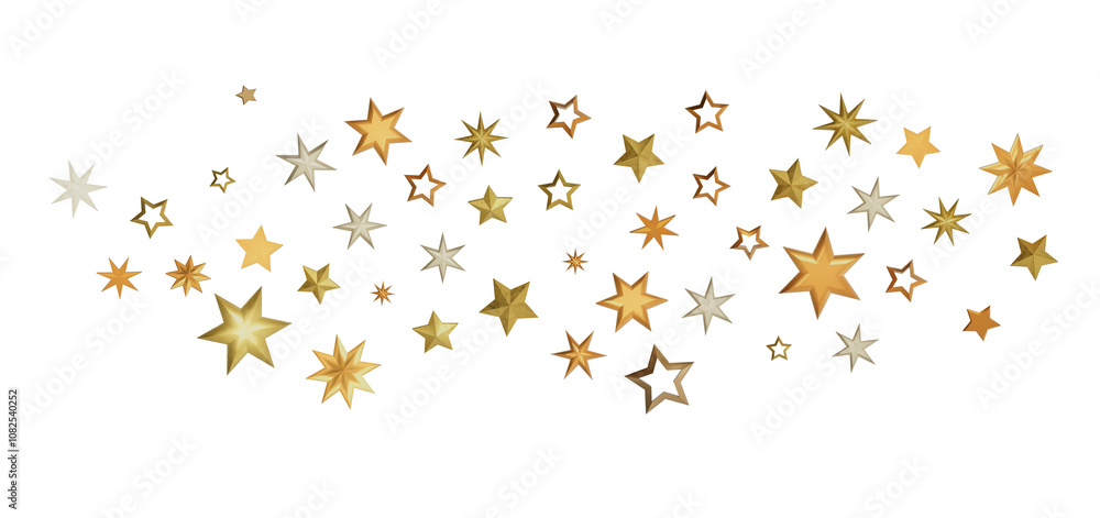 Golden stars on a dark background, a pattern perfect for festive or celestial themes. Golden stars on a dark background, a pattern perfect for festive or celestial themes.
