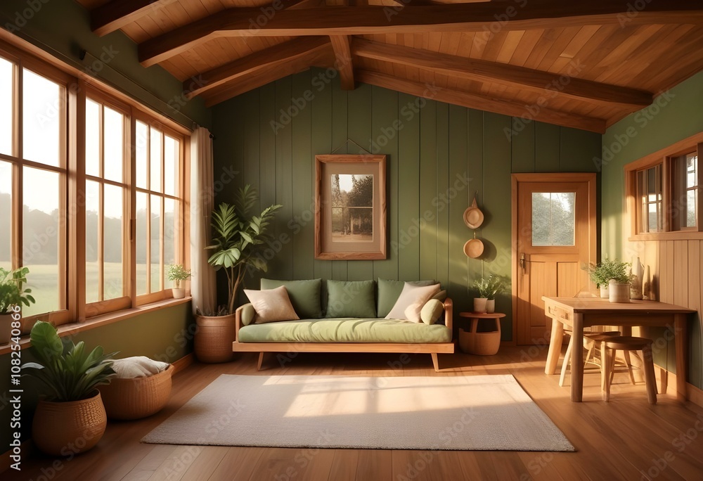 3d Peaceful and Beautiful Home isolated on with different colour of background 3d Peaceful and Beautiful Home isolated on with different colour of background