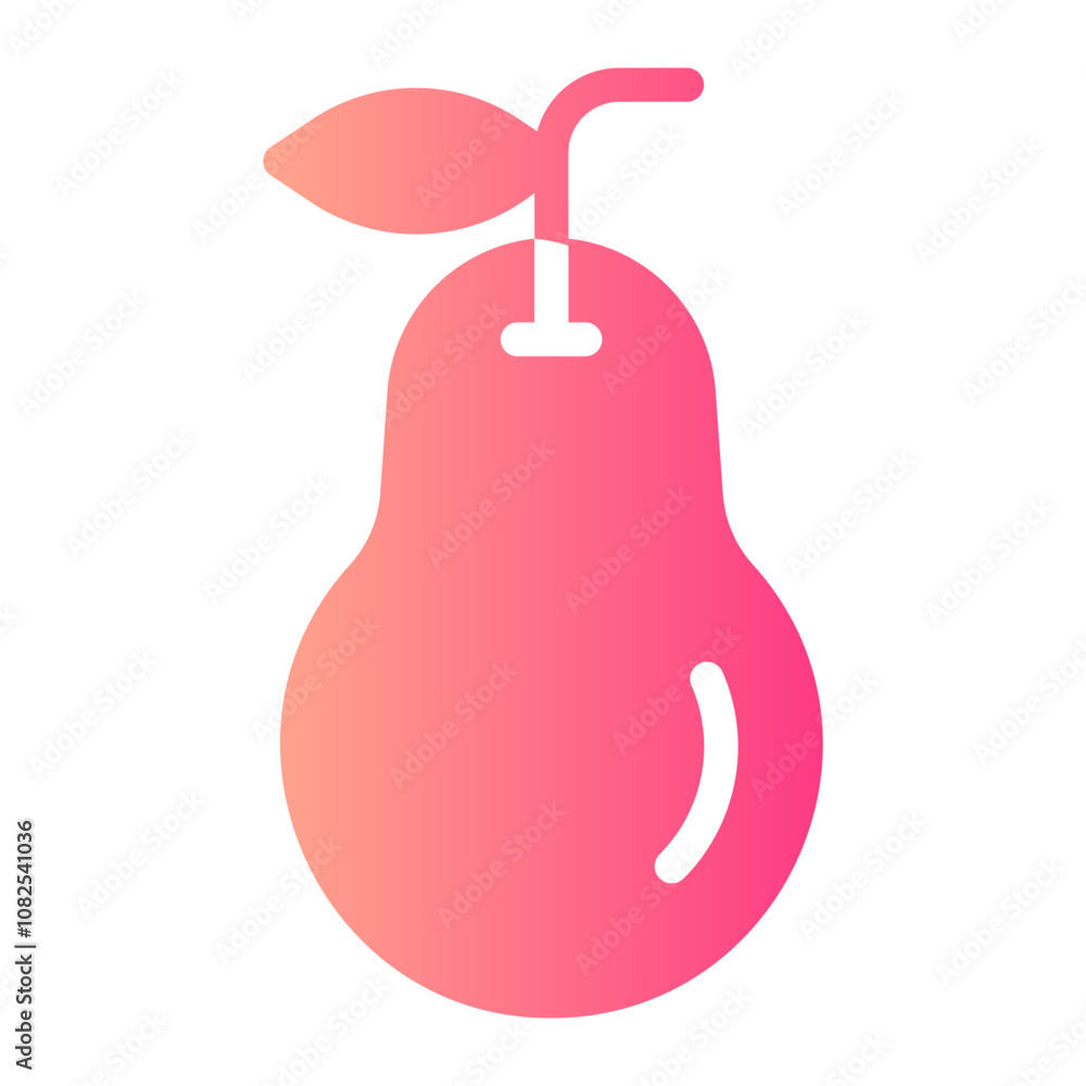pear gradient icon pear gradient icon