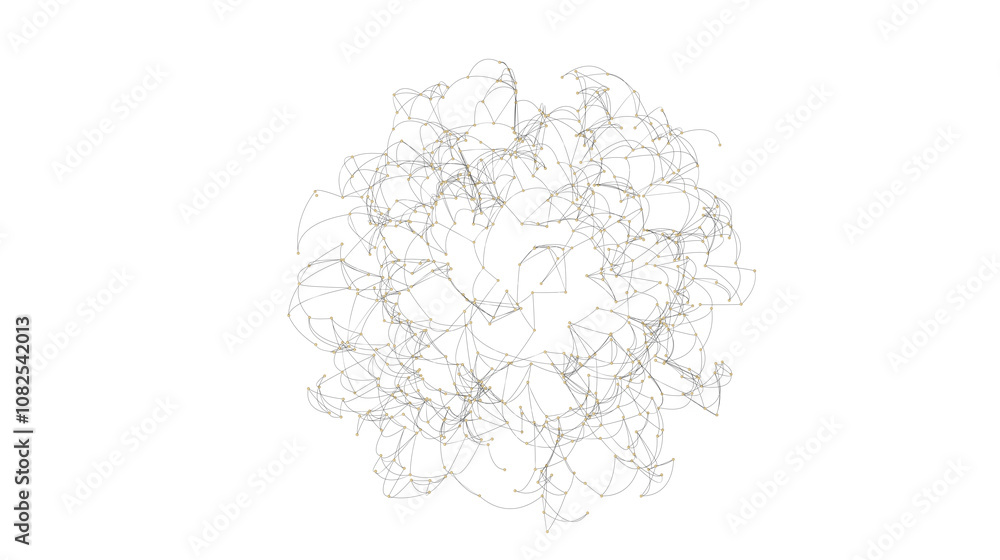 Abstract Geometric Pattern with Lines and Dots Abstract Geometric Pattern with Lines and Dots